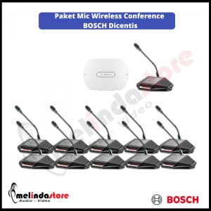 Mic Wireless Conference BOSCH Type Dicentis - 11 Mic